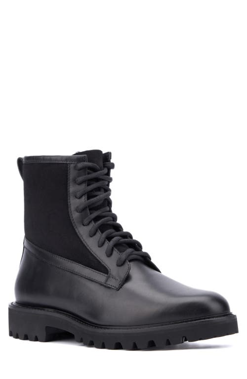 Gitano Genuine Shearling Lined Water Repellent Boot in Black