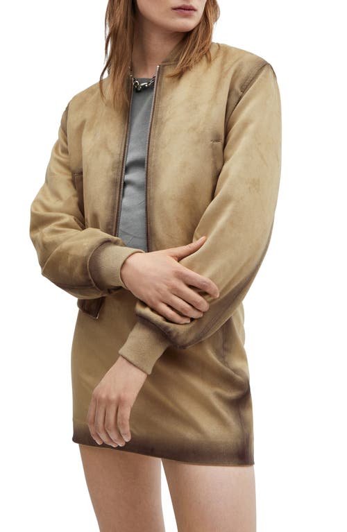 Hannah Bomber Jacket in Beige