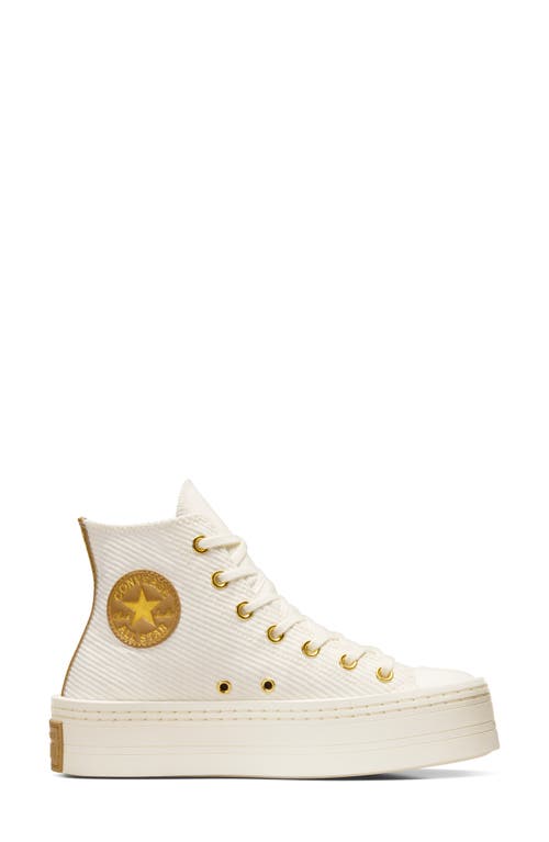 Shop Converse Chuck Taylor® All Star® Modern Lift High Top Sneaker In Egret/trek Tan