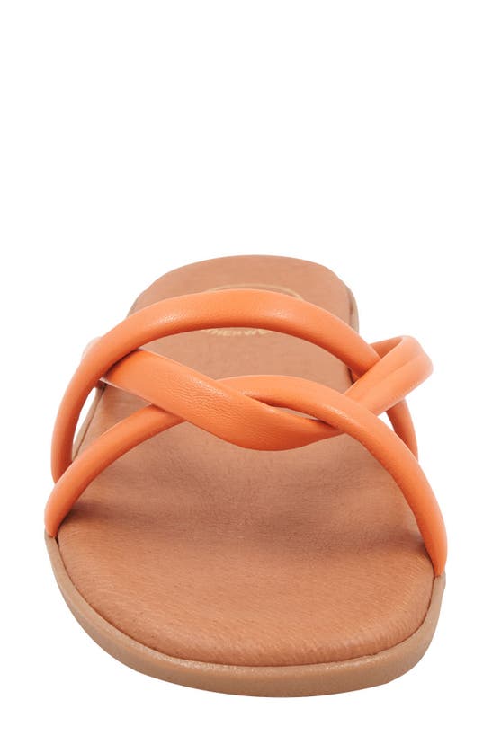 Shop Andre Assous Pheonix Featherweights™ Slide Sandal In Red Orange