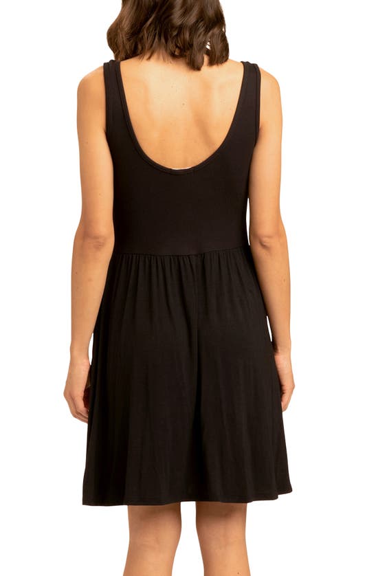 Shop Threads 4 Thought Alivia Jersey Tank Dress In Black