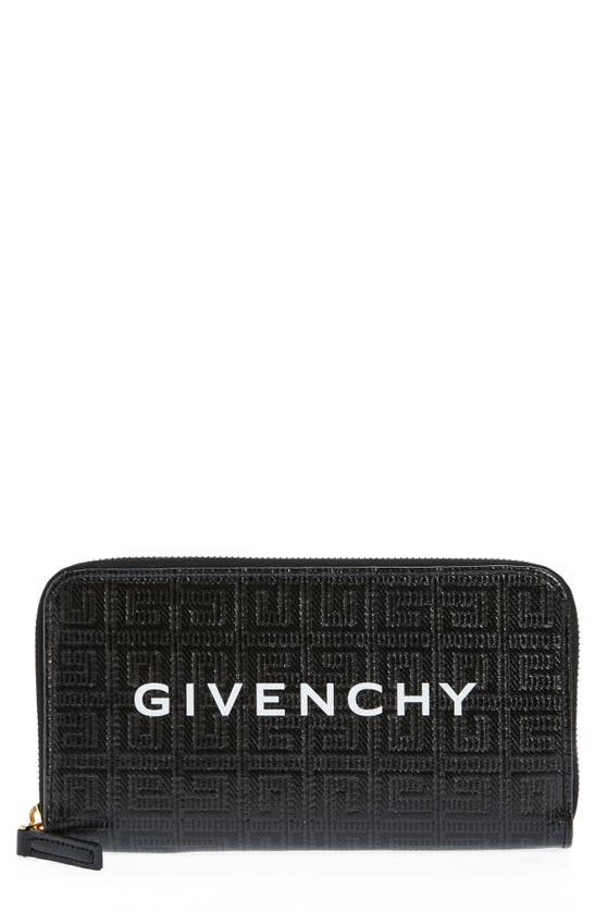 【GIVENCHY】G-CUT WALLET G-Cut wallet in 4G leather in - black | Givenchy US