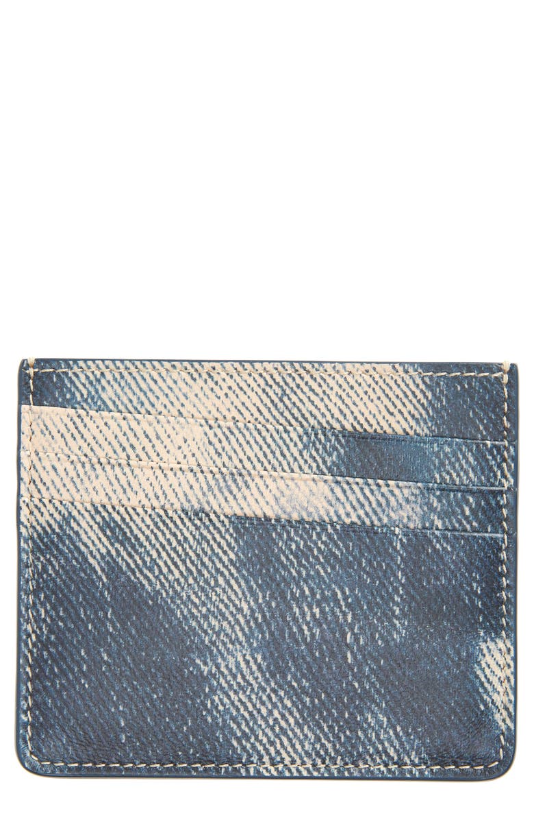 Maison Margiela Leather Card Case, Main, color, 