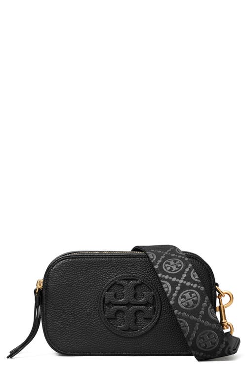 Tory Burch Mini Miller Leather Crossbody Bag in Black at Nordstrom