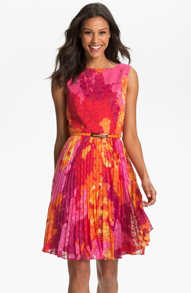 Adrianna Papell Print Fit & Flare Dress | Nordstrom