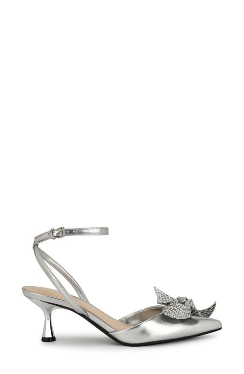 Nine West Raisun Pump In Silver
