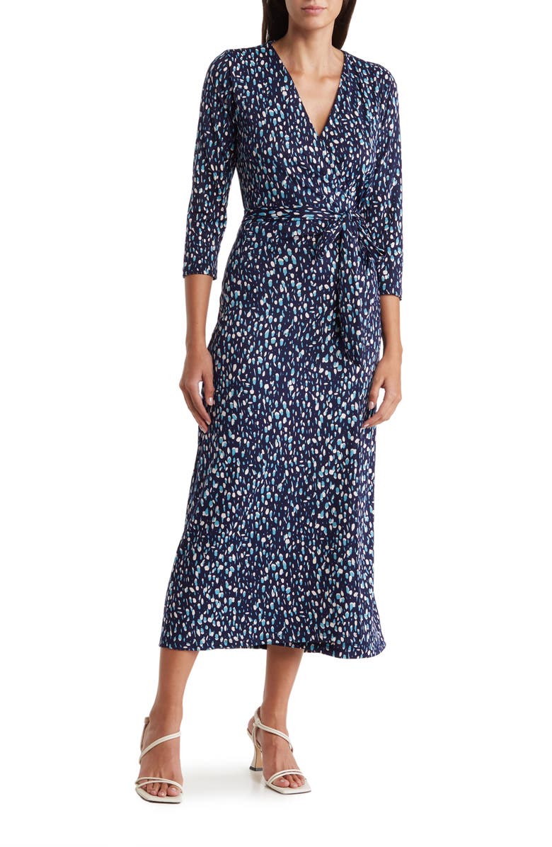 Renee C Dot Print Wrap Dress | Nordstromrack