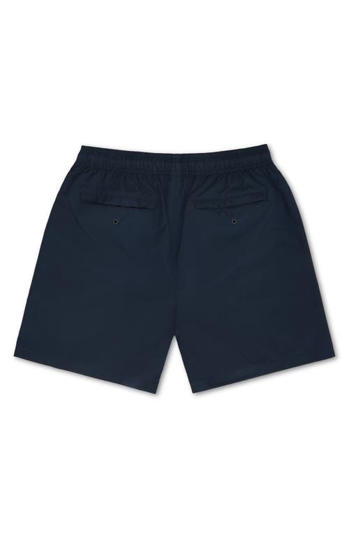 Shop Druthers Nyc Italian Recycled Nylon Swim Trunk In Navy