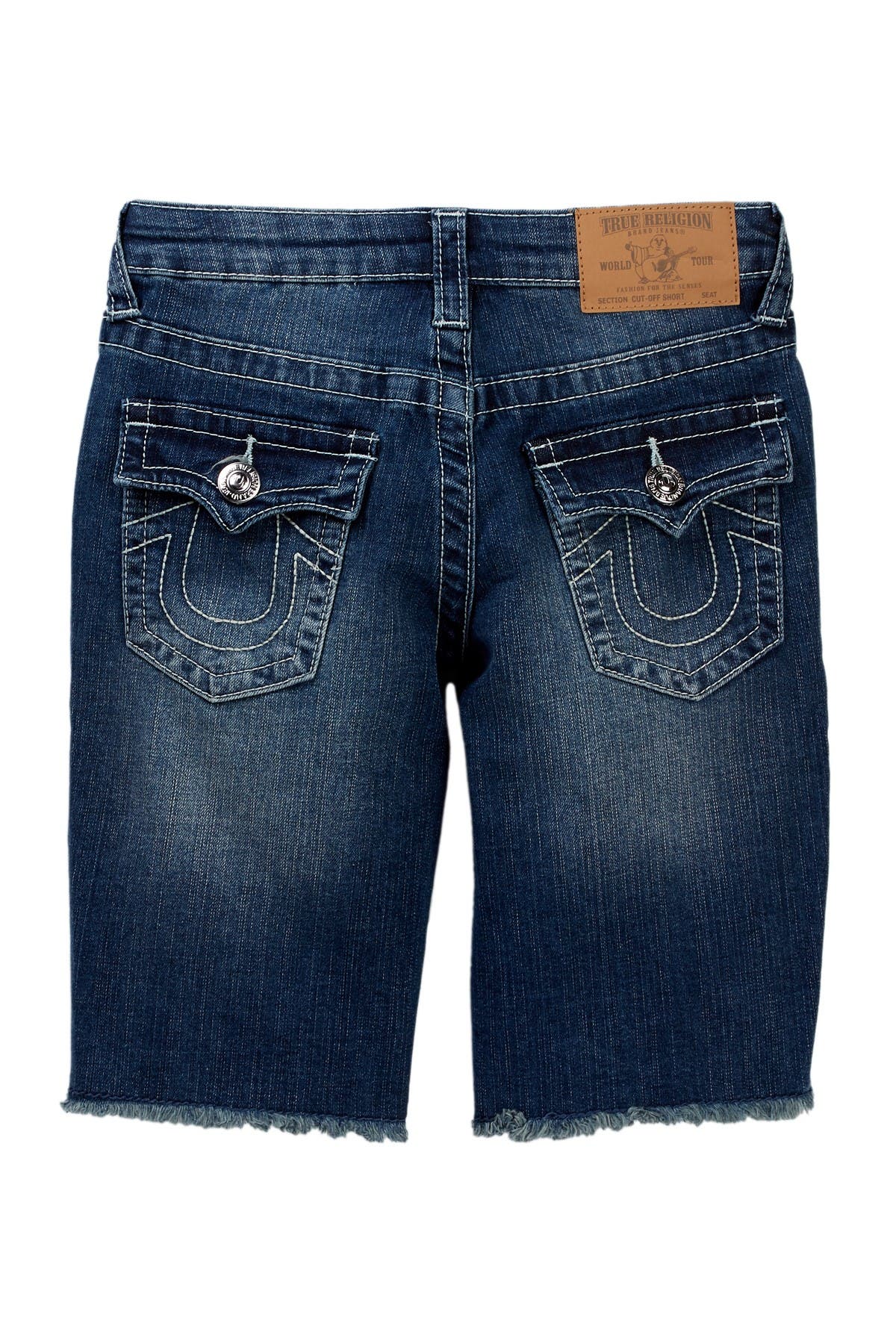 jean shorts true religion