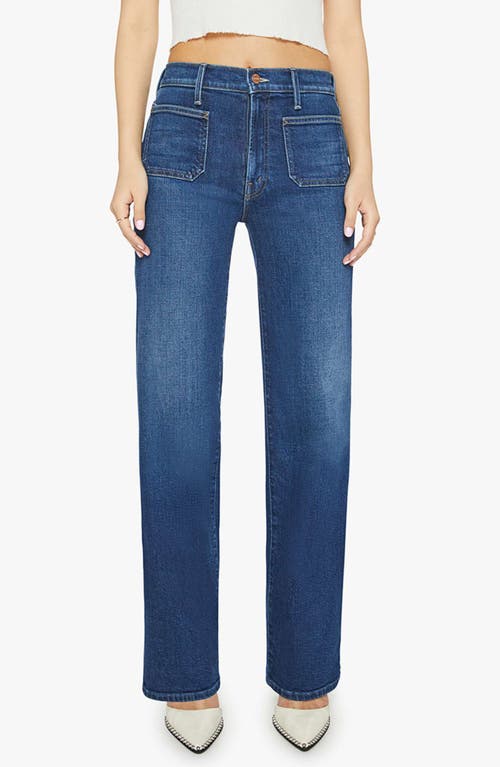 Mother The Ditcher Roller Sneak Jeans In Made For Walking