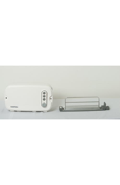 Berghoff International Seren 2-piece Side Loading Toaster In Cream/silver