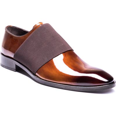 Jared Lang Vincenzo Whole Cut Slip-On, Brown