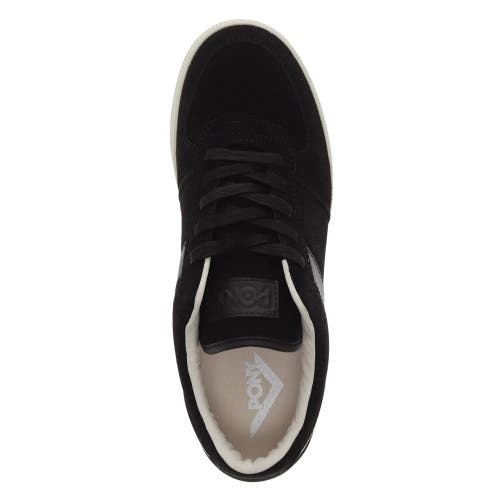 Pony Mens Linebacker Lux Genuine Leather And Suede Premium Lace Up Athletic Sneaker Shoe In Black/off White