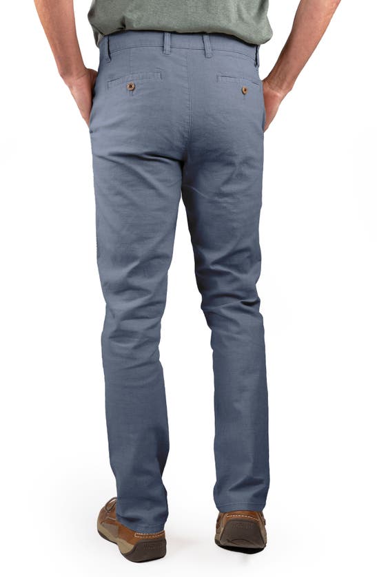 Shop Tailor Vintage Puretec Cool® Linen & Cotton Chino Pants In Infinity