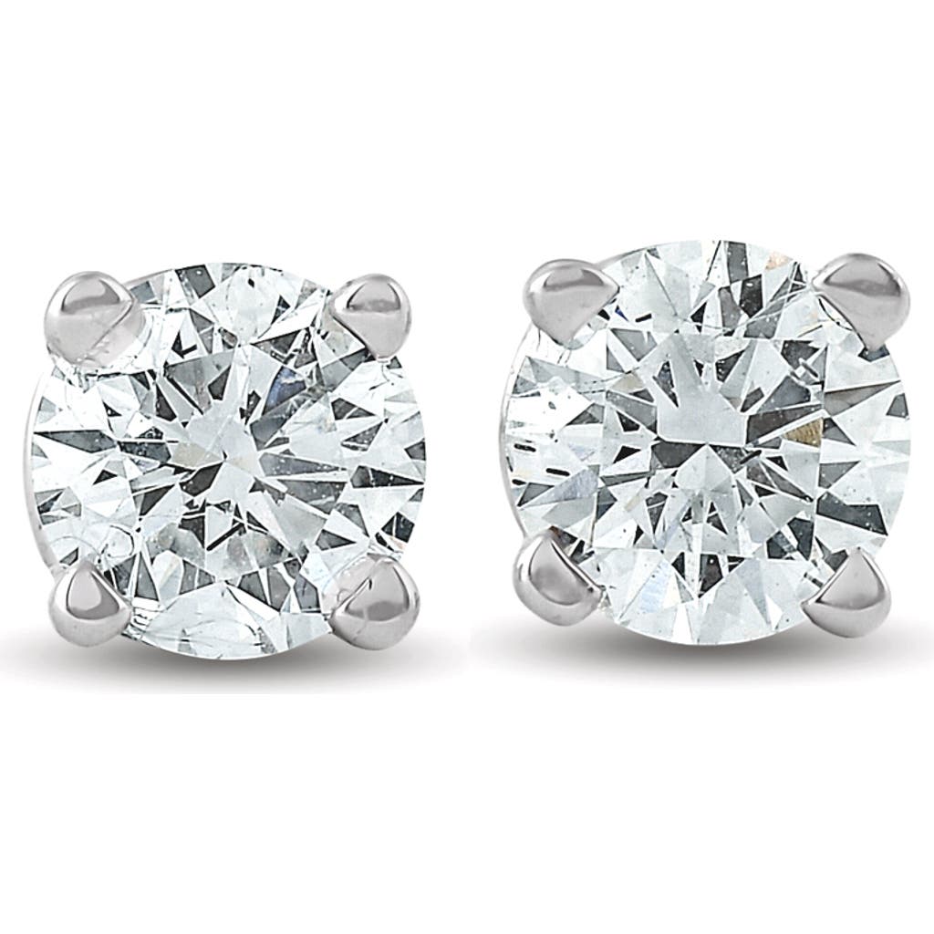 Bliss Diamond 3/8 Ct Tdw 14k Gold Lab Grown Diamond Studs Screw Back Earrings In 14k White Gold