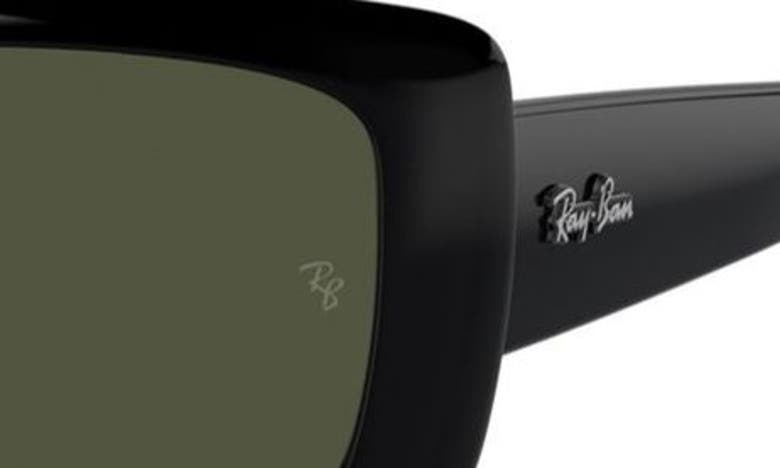 Shop Ray Ban Ray-ban 55mm Polarized Pillow Sunglasses In Black