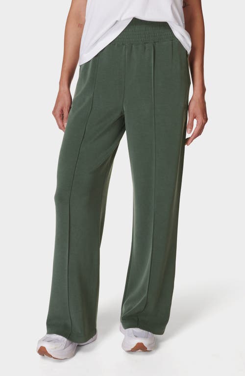 Sweaty Betty Sand Wash Cloud Weight Track Pants in Trek Green 