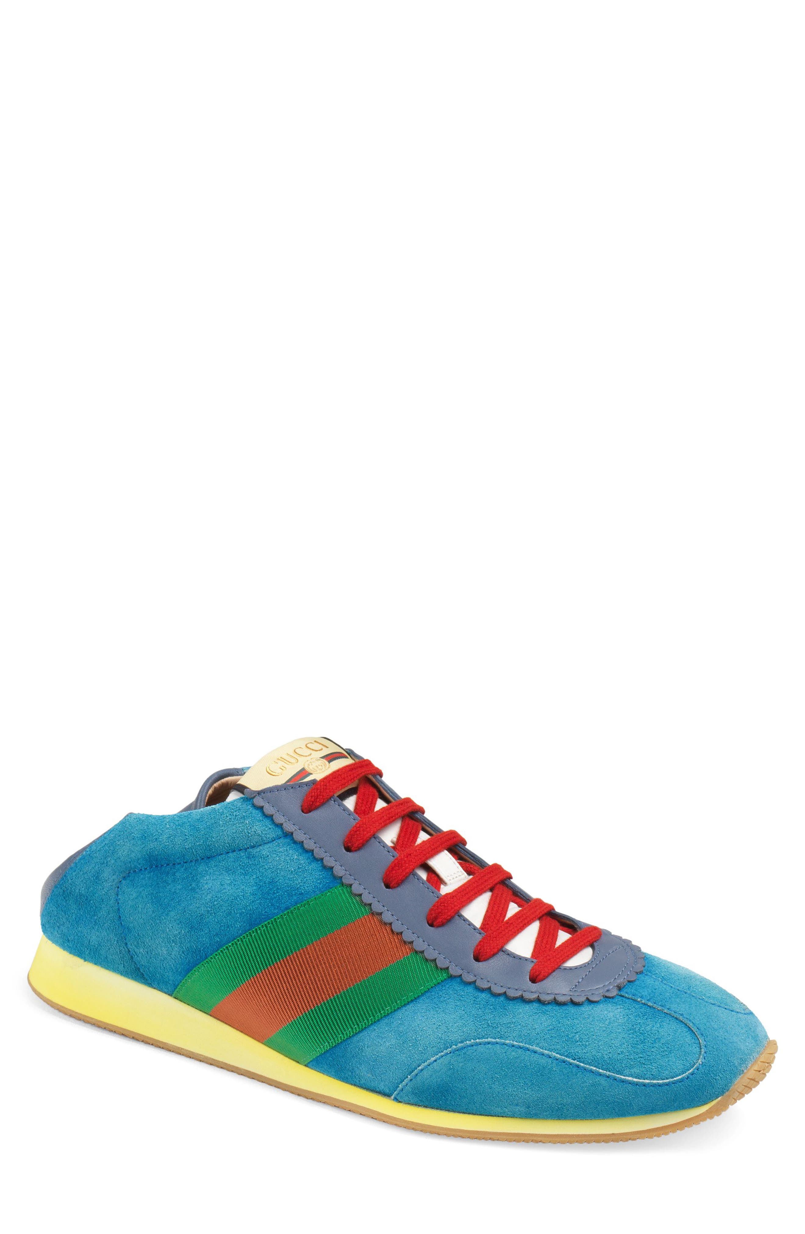 gucci collapsible heel sneaker
