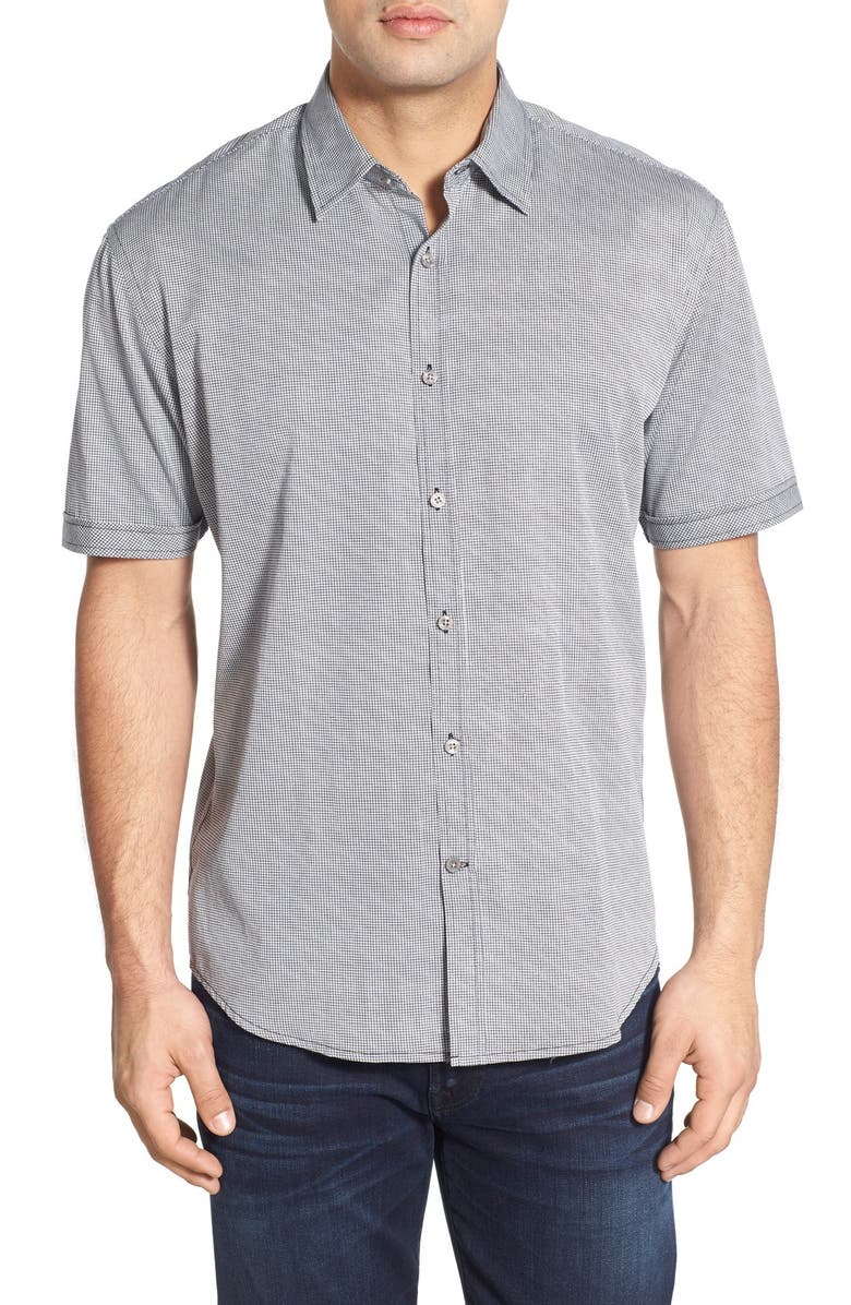 James Campbell Regular Fit Check Short Sleeve Sport Shirt | Nordstrom