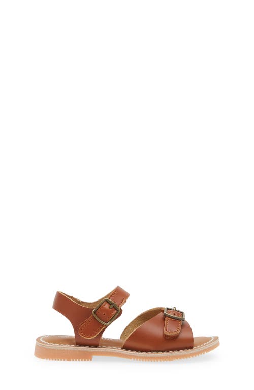 Shop L'amour Kids' Olympia Buckle Sandal In Cognac