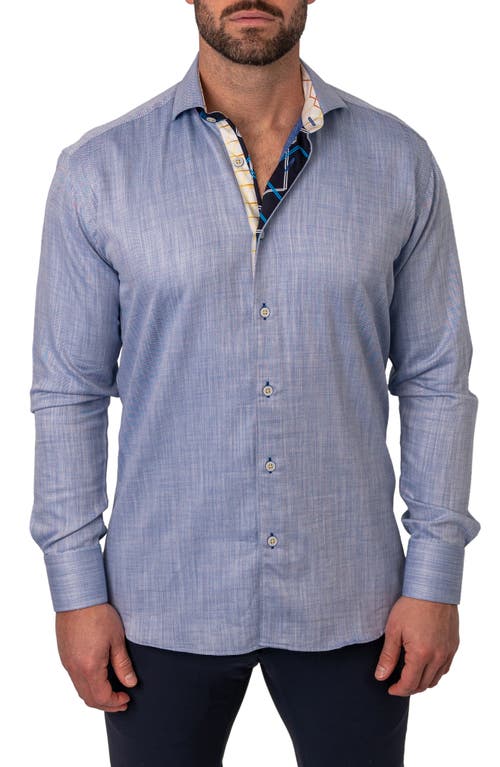 Maceoo Einstein FlamBlue Contemporary Fit Button-Up Shirt at Nordstrom,