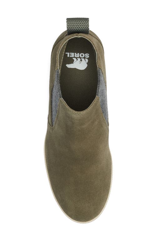 Shop Sorel Out N About Slip-on Wedge Shoe Ii In Stone Green/bleached Ceramic