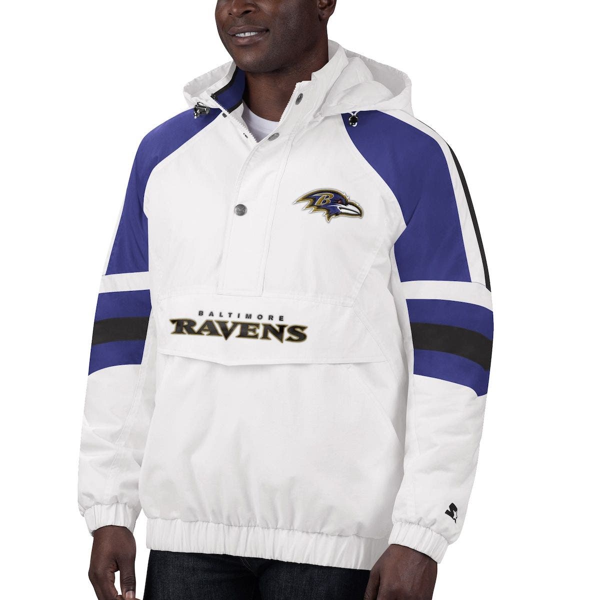 Starter Men's Baltimore Ravens Varsity Satin Jacket
