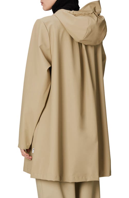 RAINS RAINS WATERPROOF A-LINE RAIN JACKET