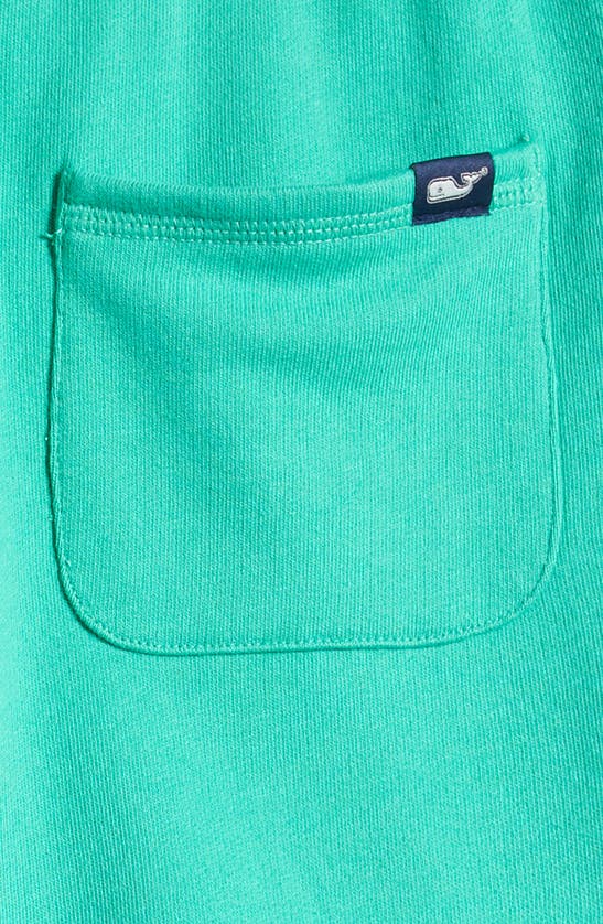 Shop Vineyard Vines Kids' Sunwashed Cotton Blend Fleece Drawstring Shorts In Gumdrop