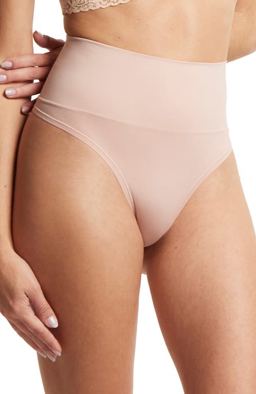 Shop Hanky Panky Body Mid Rise Thong In Inner Peace