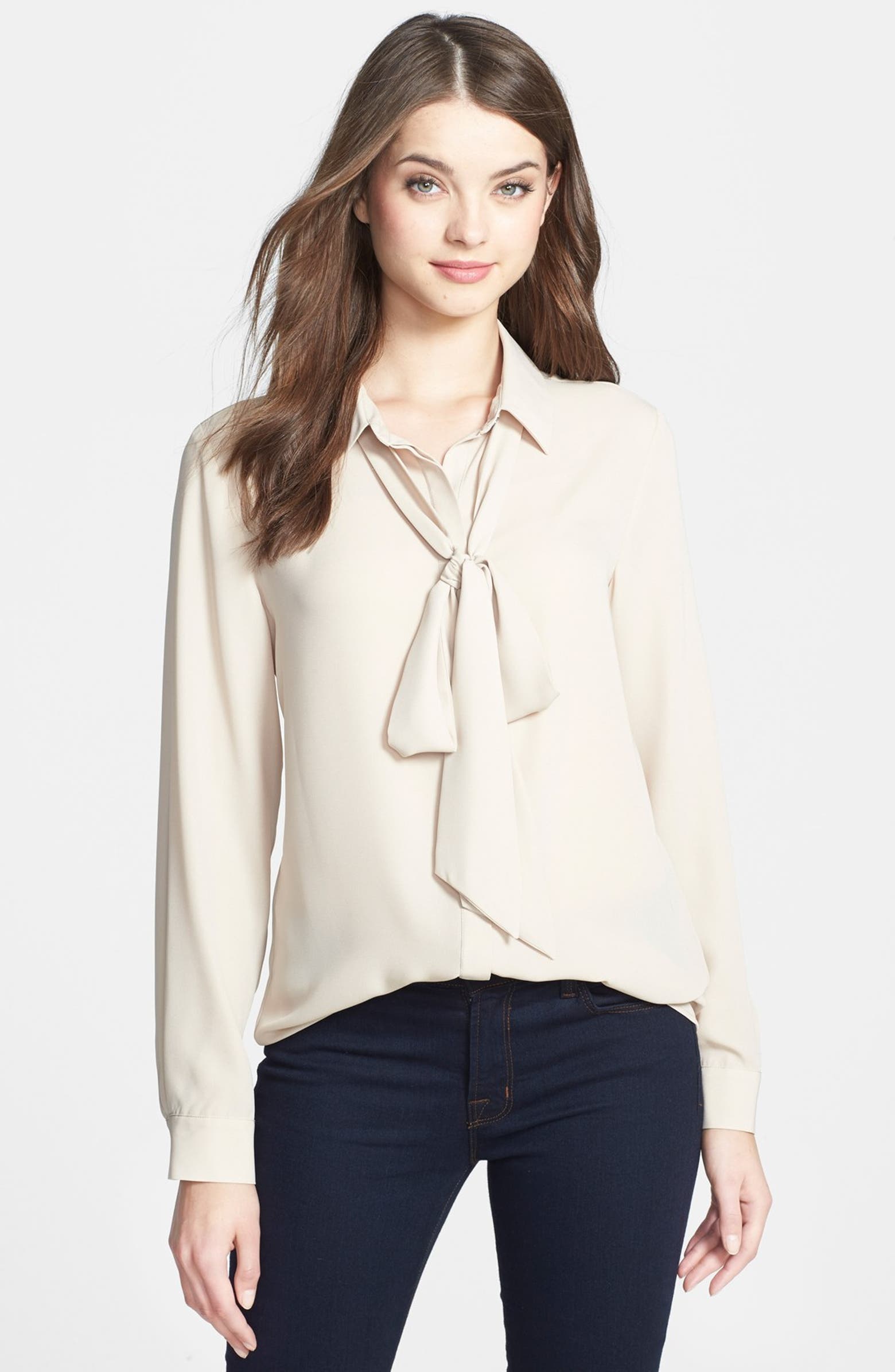 Vince Camuto Tie Neck Blouse | Nordstrom