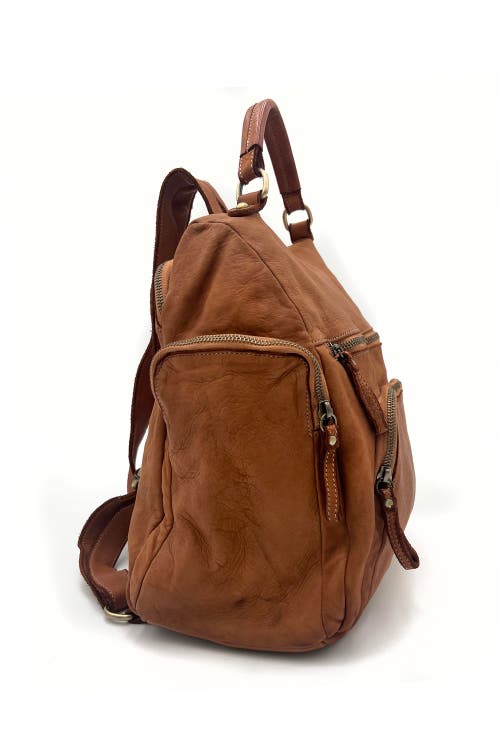 Bolsa Nova Mia Backpack In Cognac