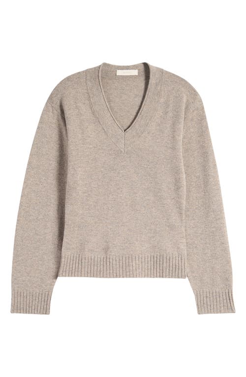 Shop Faithfull The Brand Frederikke Wool & Cashmere Sweater In Taupe Marle