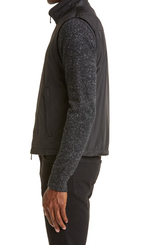 Shop Zegna Zephyr Reversible Vest In Black