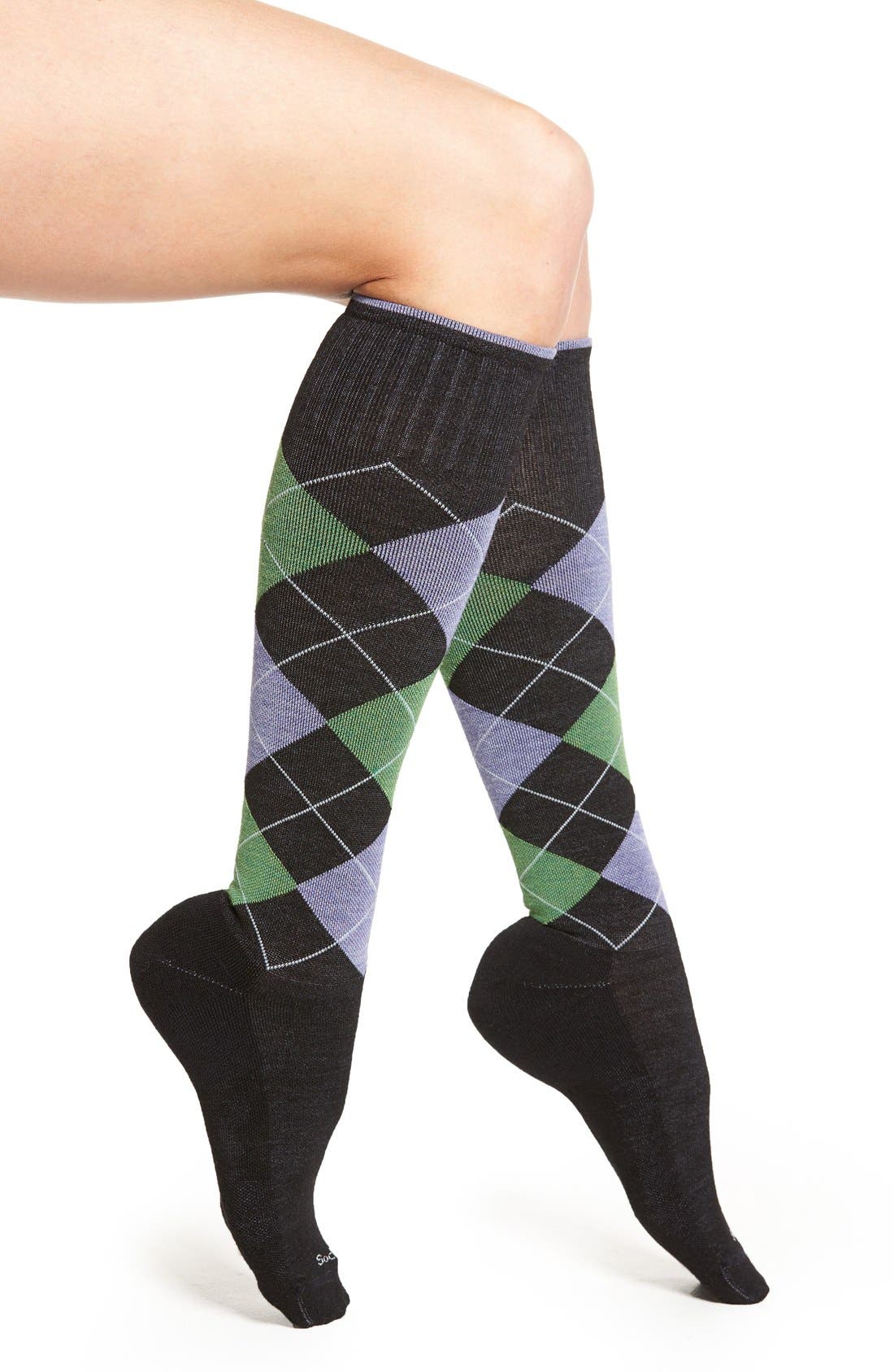 Sockwell Argyle Compression Knee Socks Nordstrom