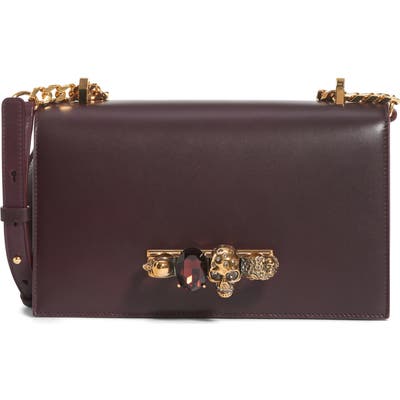 Alexander Mcqueen Leather Crossbody Bag - Purple