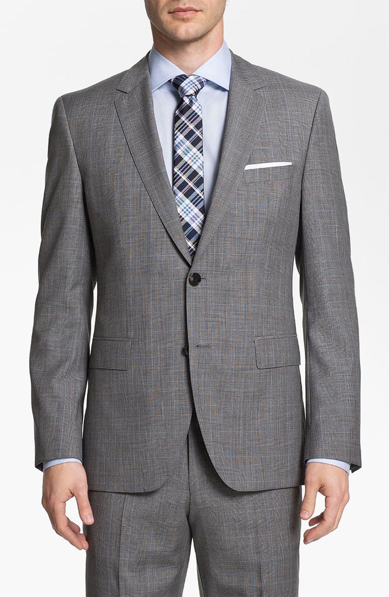 BOSS Black 'James/Sharp' Trim Fit Plaid Suit | Nordstrom