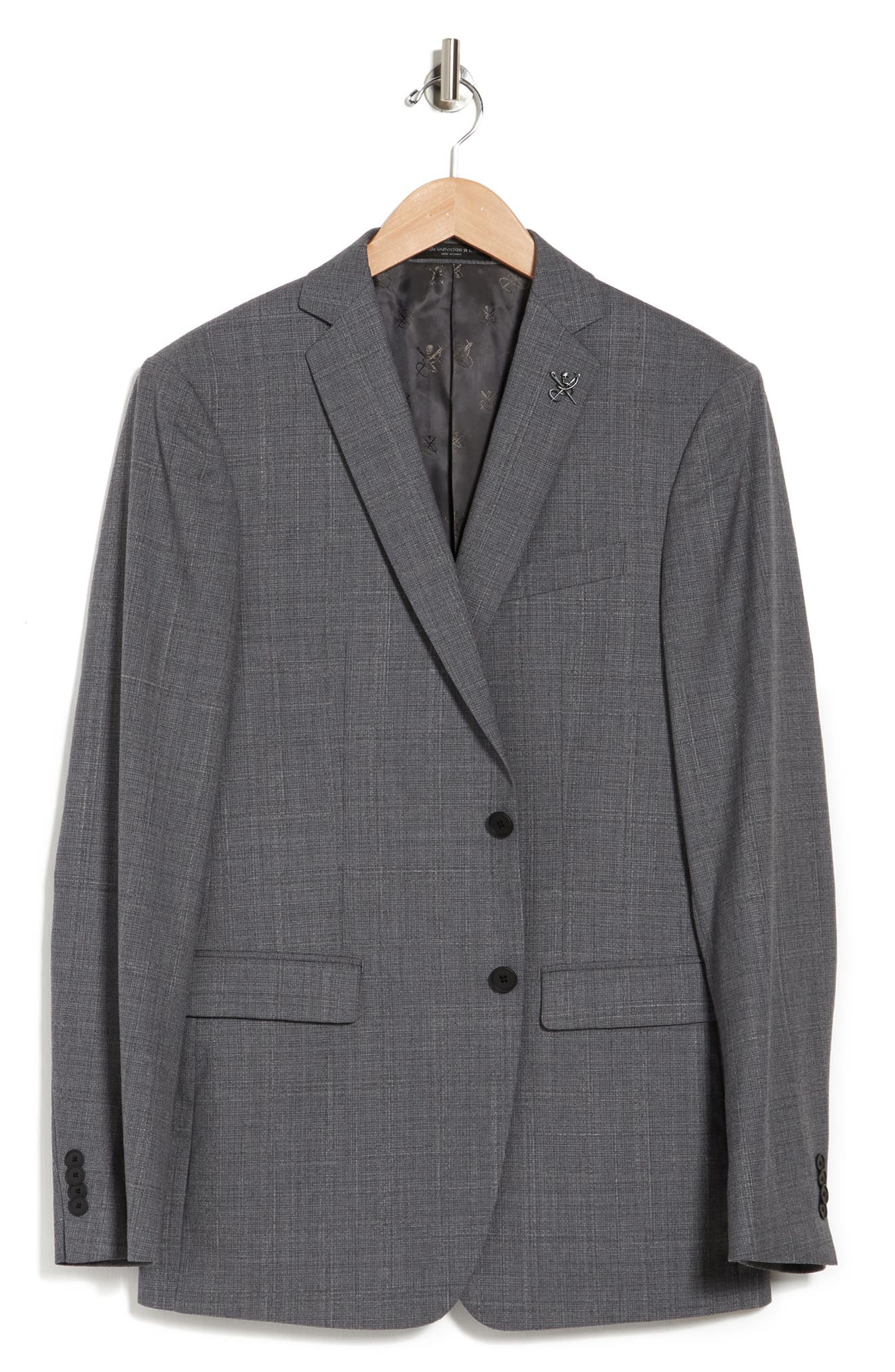 John Varvatos Bedford Wool & Camel Hair Sport Coat In Grey | ModeSens