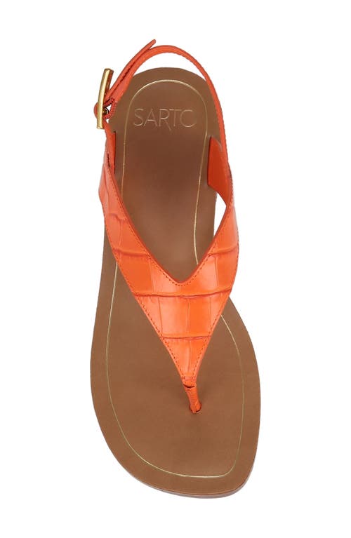 Sarto By Franco Sarto Iris Slingback Sandal In Orange
