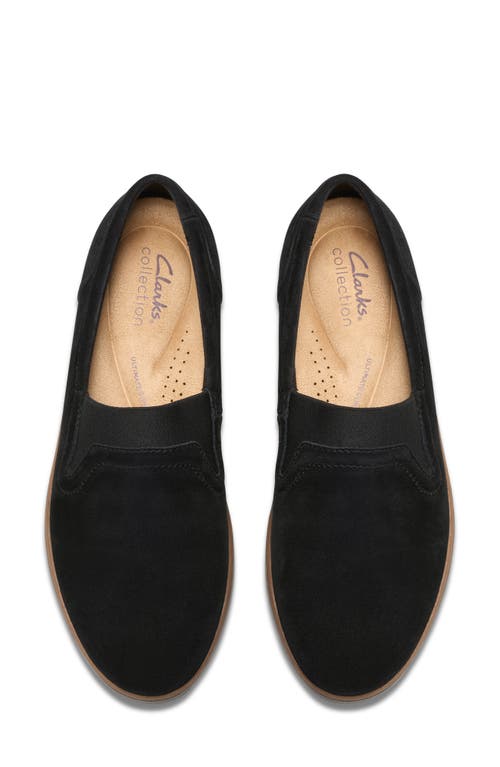 Clarks ® Zylah Sky Platform Loafer In Black Sde