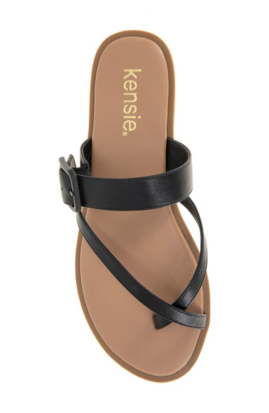 Shop Kensie Mandi Slide Sandal In Black