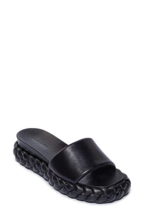 Charleston Slide Sandal in Black