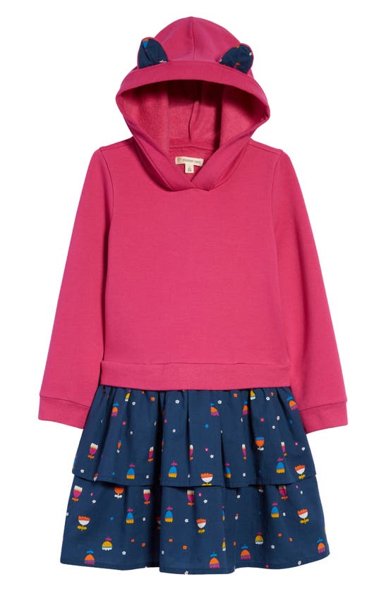 TUCKER + TATE KIDS' ANIMAL EAR HOODIE DRESS