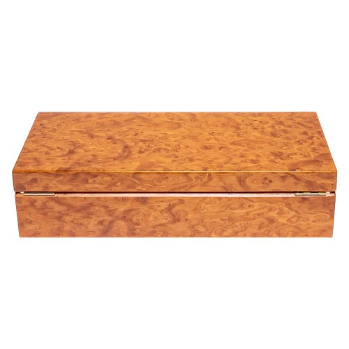 Shop Rapport London Heritage Five Watch Box In Burr Walnut