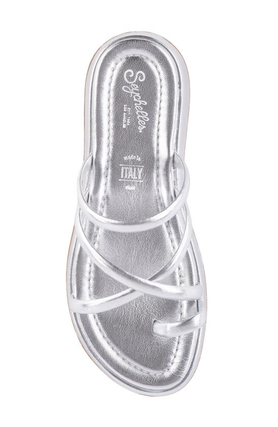 Shop Seychelles Rule The World Platform Wedge Sandal In Silver