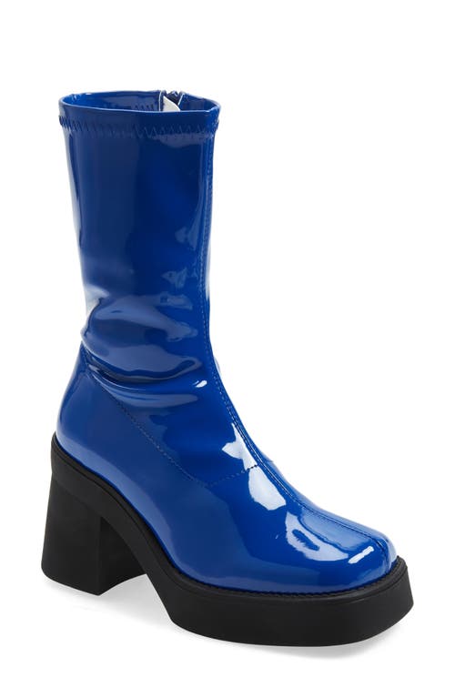Miista Noely Platform Boot in Blue