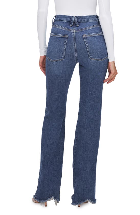 Good American Good Curve Bootcut Jeans In Indigo536
