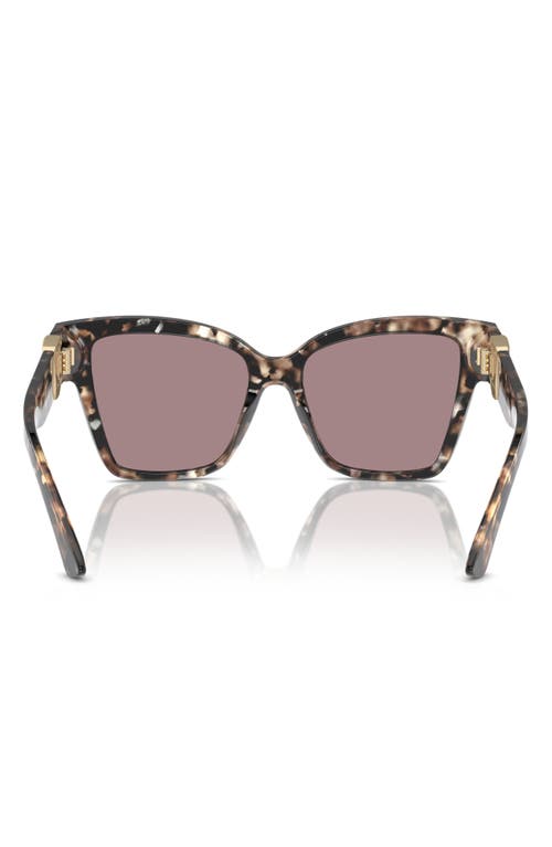 Shop Dolce & Gabbana Dolce&gabbana 54mm Gradient Square Sunglasses In Purple