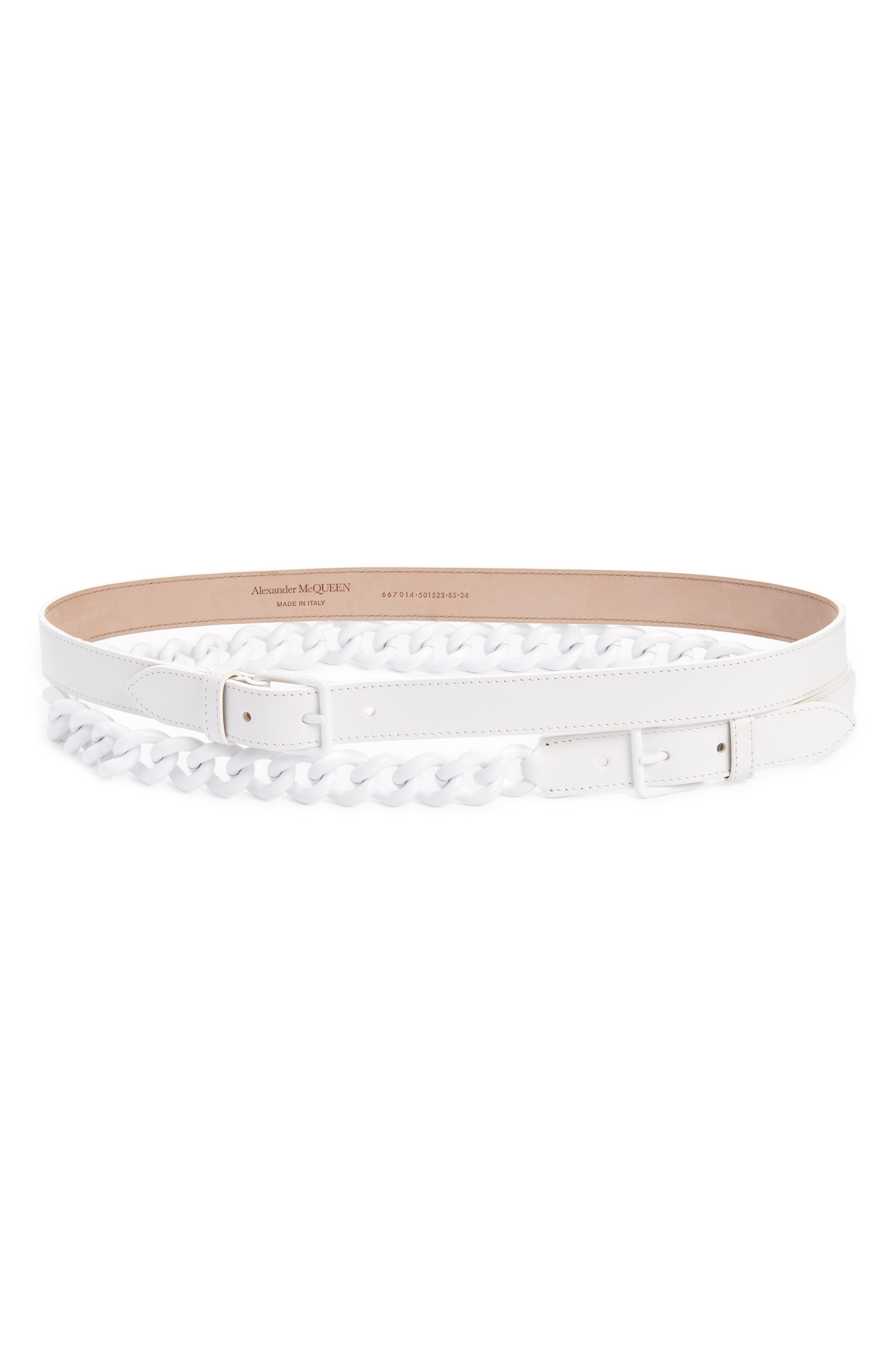 alexander mcqueen double wrap belt