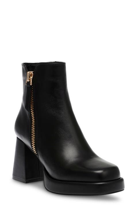 Aislinn Denim Platform Boots